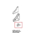 Upper hook to stop inner glass Unox XVC 704