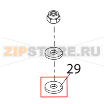 Washer for safety guard Bear Varimixer AR80 VL-1S Washer for safety guard Bear Varimixer AR80 VL-1SЗапчасть на деталировке под номером: 29