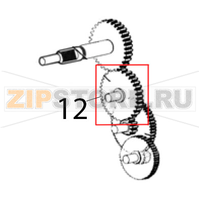 Third gear Ugolini MT 3 Third gear Ugolini MT 3Запчасть на деталировке под номером: 12