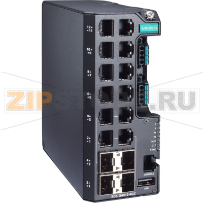 Коммутатор MOXA EDS-G4012-4GC-LV 