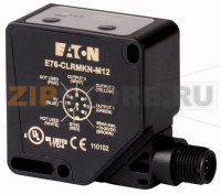 Датчик фотоэлектрический, 3 выхода NO PNP, 8-проводной, 10 Eaton E76-CLRMKP-M12
