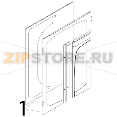 Inside moving glass and frame FO Angelo Po FC1011G Inside moving glass and frame FO Angelo Po FC1011GЗапчасть на деталировке под номером: 1