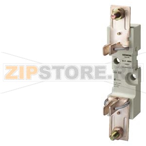 ОСНОВАНИЕ ПЛАВКОЙ ВСТАВКИ Uном.=600В Iном.= 400А, ТИПОРАЗМЕР 2, 1-ПОЛЮСН. ДЛЯ ПОДКЛЮЧЕНИЯ К ДВОЙНОЙ ШИНЕ Siemens 3NH3320 