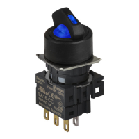 Переключатель селекторный, Ø отверстия: 16 мм Autonics S16SR-L6BC24