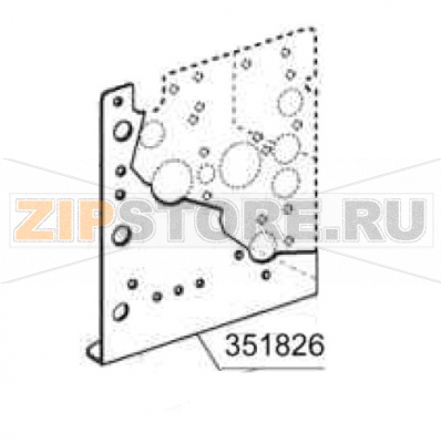 Supporto Multiuso Comenda LB 200 Supporto Multiuso Comenda LB 200Запчасть на сборочном чертеже под номером: 351826Название запчасти на итальянском языке: Supporto Multiuso Comenda LB 200