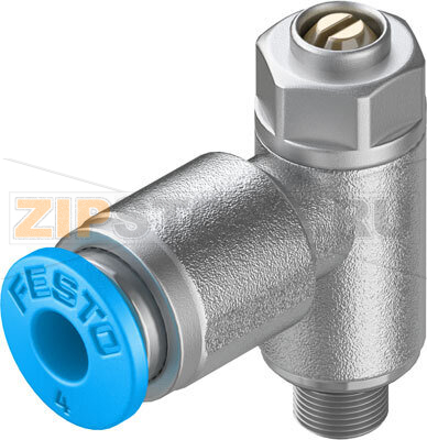 Дроссель с обратным клапаном Festo GRLA-M5-QS-4-D 