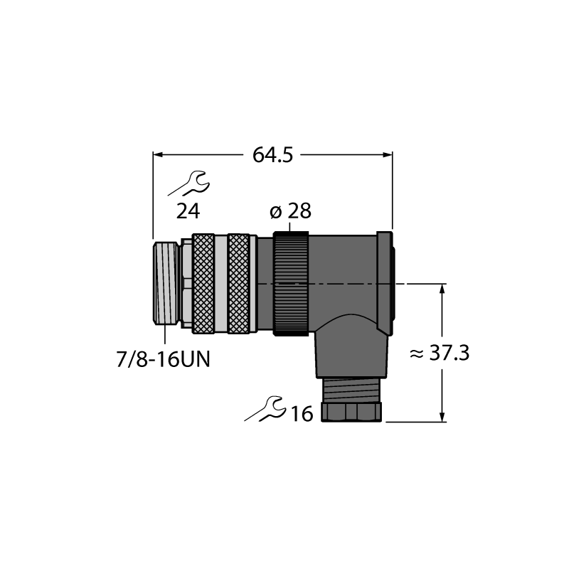 Разъем разборный Turck BS4241-0/9 