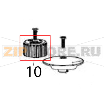 Adjustment knob Hurakan HKN-ME717 Adjustment knob Hurakan HKN-ME717Запчасть на деталировке под номером: 10