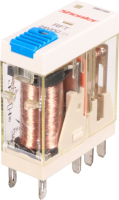 Реле миниатюрное (2CO), 8A, DC 24V с LED индикацией и кнопкой тест Shenler RFT2CO024LT