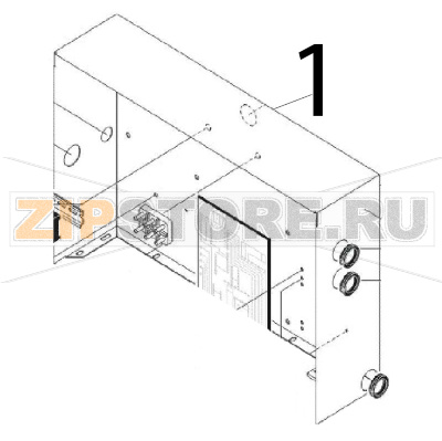 El. board Angelo Po FM1221E1 El. board Angelo Po FM1221E1Запчасть на деталировке под номером: 1