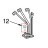 Screw KitchenAid 5KPM5EWH4