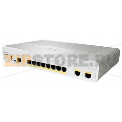 Коммутатор 8xFE, 2x1G, LAN Base Cisco WS-C2960CPD-8TT-L 