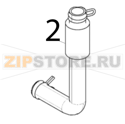 Tube Scotsman B 7040 Tube Scotsman B 7040Запчасть на деталировке под номером: 2