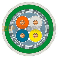 Industrial Ethernet FastConnect TP Robust Food Cable GP 2x2 (PROFINET Type C), TP installation cable for for use in the food beverages and tobacco industry, 4-core CAT5E, sold by the meter, delivery length max. 1000 m, Minimum order quantity: 20 m Siemens