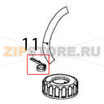 Ties Hurakan HKN-ME717 Ties Hurakan HKN-ME717Запчасть на деталировке под номером: 11
