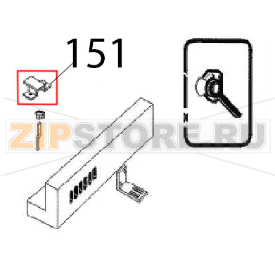 Chamber glass supp. Angelo Po FC241G Chamber glass supp. Angelo Po FC241GЗапчасть на деталировке под номером: 151
