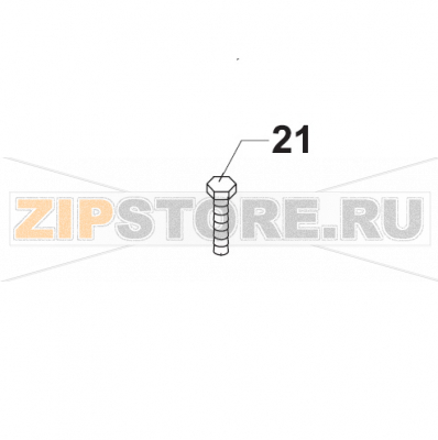 Screw M8x16 Bear Varimixer RN20 VL-2                                                                                         Screw M8x16 Bear Varimixer RN20 VL-2Запчасть на сборочном чертеже под номером: 21Название запчасти на датском&nbsp;языке: Screw M8x16 Bear Varimixer RN20 VL-2