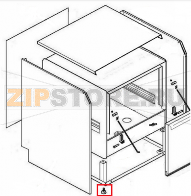 Piedino lavaggio pvc new Silanos N700  Piedino lavaggio pvc new Silanos N700Запчасть на 