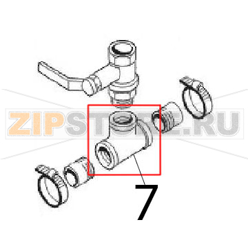 Joint T Angelo Po 0G1CP1E  Joint T Angelo Po 0G1CP1EЗапчасть на деталировке под номером: 7
