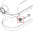 Thumb Screw Black KitchenAid 5KSM7580X