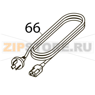 Power cord CN Toshiba TEC B-SX4T-GS10/20-CN Power cord CN Toshiba TEC B-SX4T-GS10/20-CNЗапчасть на деталировке под номером: 66