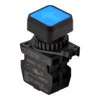 Выключатель кнопочный, Ø отверстия: 22/25 мм Autonics S2PRS-P3BUALM