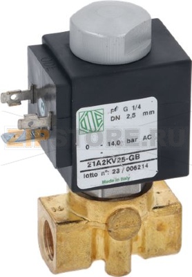 SOLENOID VALVE ODE 2-WAY ø 1/4 230V GRO 