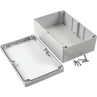 Корпус пластиковый 240x160x90 мм, серый, 1 шт Hammond 1555VAGY