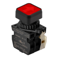 Выключатель кнопочный, Ø отверстия: 22/25 мм Autonics S2PRS-P3RLABL