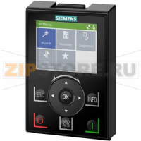 G120P-IOP-2-BT - G120P intelligent operator panel IOP-2-BT Siemens G120P-IOP-2-BT