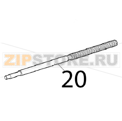 Vite trapez. DX Angelo Po 1G1BR1E Vite trapez. DX Angelo Po 1G1BR1EЗапчасть на деталировке под номером: 20