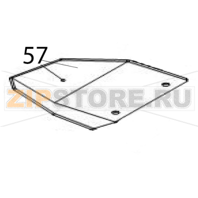 Plastic board Hurakan HKN-HM300M Plastic board Hurakan HKN-HM300MЗапчасть на деталировке под номером: 57