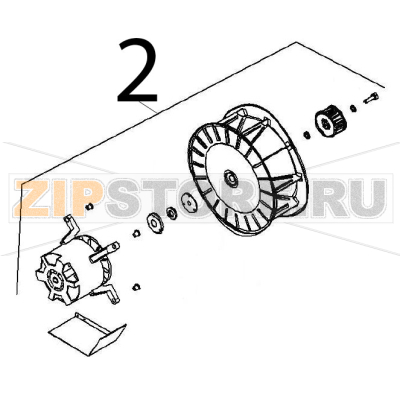 Motor ass. y Angelo Po FX101E1 Motor ass. y Angelo Po FX101E1Запчасть на деталировке под номером: 2