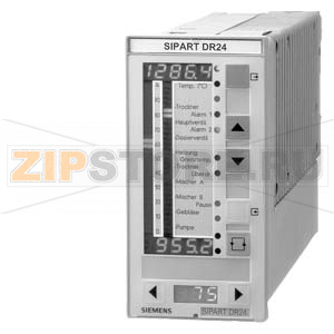 SIPART DR24 АППАРАТНЫЙ ПИД-РЕГУЛЯТОР ПИТАНИЕ AC/DC 24 V, С 3 АНАЛОГОВЫМИ ВХОДАМИ 0/4-20 MA ИЛИ 0/2-10 V, 3АНАЛОГОВЫХ ВЫХОДА 0/4-20 MA, 4 ЦИФРОВЫХ ВХОДА DC 24 V, 8 ЦИФРОВЫХ ВЫХОДОВ DC 24 V Siemens 6DR2410-4 