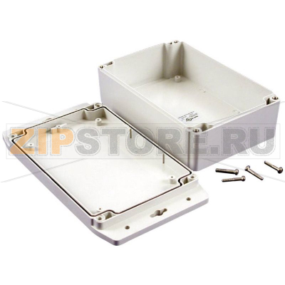 Корпус 180x120.79x62 мм, материал: поликарбонат, серый, 1 шт Hammond 1555H2F42GY 