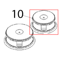 Electric plate Ø: 180, 2000 W, 415 V Angelo Po 1G1PE1EV