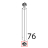 Tappo fulcro inferiore porta Unox XVC 204