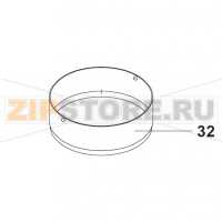 Plastic Cap, White Bear Varimixer AR40 VL-1S                                                                              