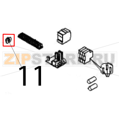 Cable clamp Angelo Po IS102SR Cable clamp Angelo Po IS102SRЗапчасть на деталировке под номером: 11