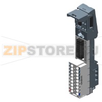 SIMATIC ET 200SP, базовый блок BU20-P16+A0+2D, BU типа U0, упаковка: 1 шт., втычные клеммы  Push-in, без вспомогательных клемм AUX, новая нагрузочная группа, ШхВ: 20 мм x 117 мм Siemens 6ES7193-6BP00-0DU0