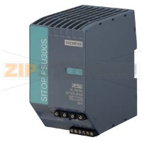 SITOP, стабилизированный блок питания PSU300S 24 V/10 A, стабилизированный блок питания, вход: 3х-фазный  ~400-500 В Выход: =24 В/10 А Siemens 6EP1434-2BA20