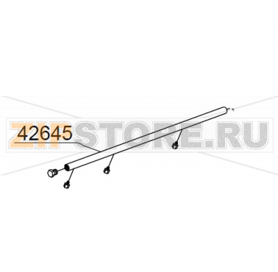 Right rinse pipe DIHR GS 40 Right rinse pipe DIHR GS 40Запчасть на деталировке под номером: 42645Название запчасти на английском языке: Right rinse pipe DIHR GS 40