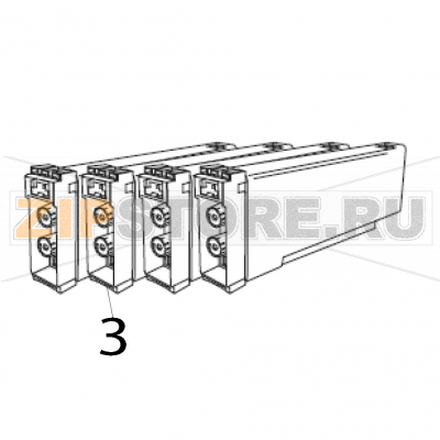 Ink tank/ magenta TSC CPX4D Ink tank/ magenta TSC CPX4DЗапчасть на деталировке под номером: 3
