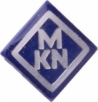Label MKN-rue   12,8 mm  blau