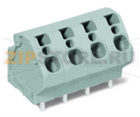 Клемма на печатную плату; 4 mm; Шаг контактов 7,5 мм; 7-пол.; CAGE CLAMP®; 4,00 mm; серые Wago 745-3157