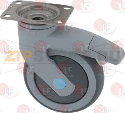SWIVEL WHEEL WITH PLATE AND BRAKE 
