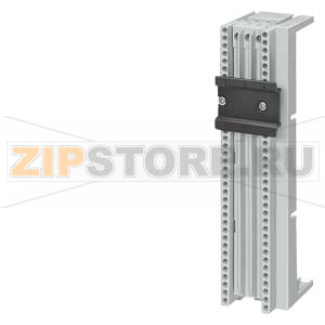 ШИННЫЙ АДАПТЕР, WIDTH 45MM 40MM SYSTEM, 5+10MM RAIL STR. WITH 1 MOUNTING RAIL 35MM, UP TO 25A FOR MOTOR FEEDERS 3RV/3RT1, 3RA LENGTH 182MM Siemens 8US1051-5DM07 