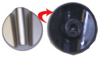 MANOPOLA NERA INDESIT C00279735