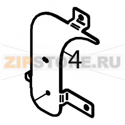 Door spring left support Fagor CO-500 DD Door spring left support Fagor CO-500 DDЗапчасть на деталировке под номером: 4Название запчасти Fagor на английском языке: Door spring left support CO-500 DD.