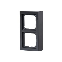 Рамка двухместная, монтаж: наружный, антрацитовая ABB 2TKA000344G1